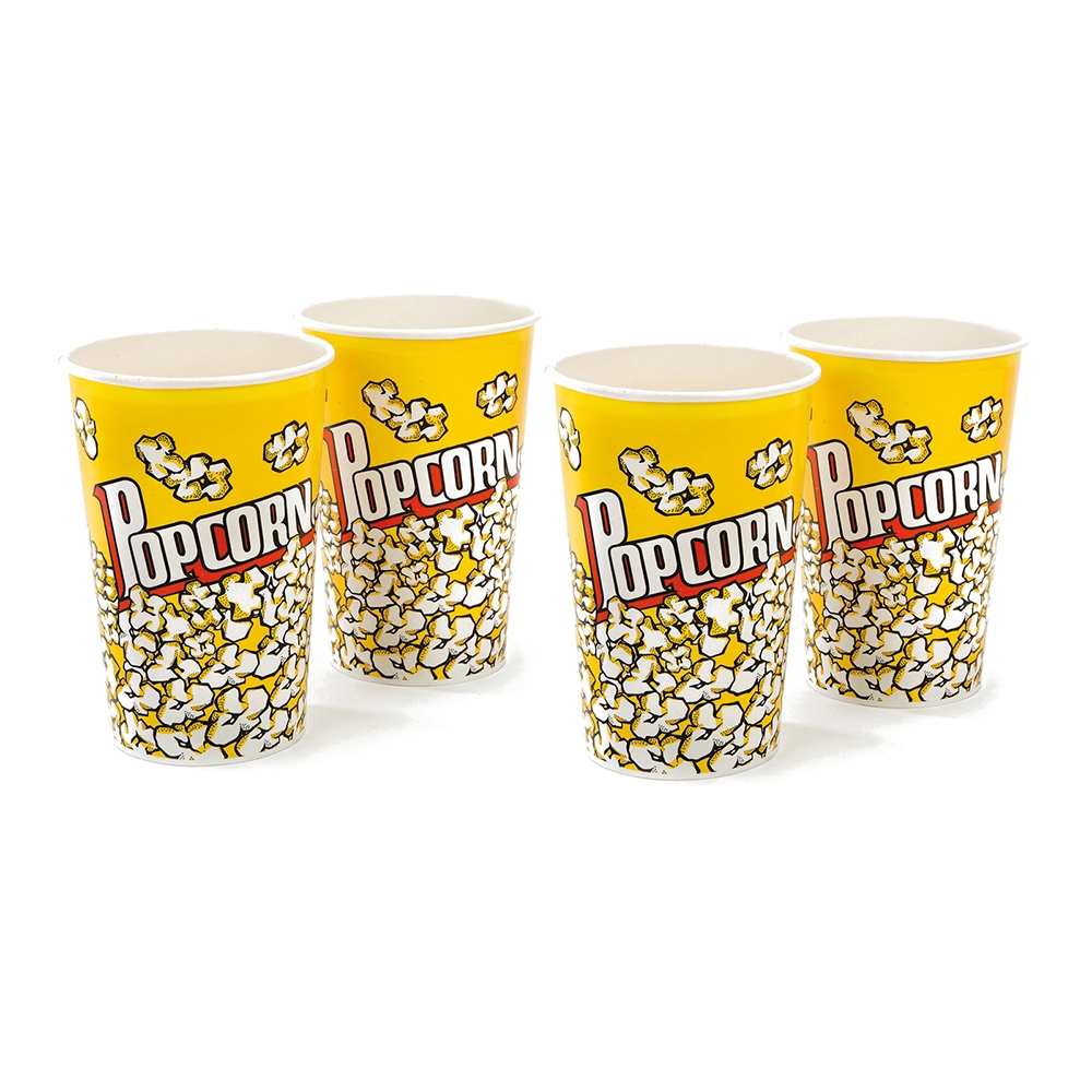 POPCORN CUP 46 OZ SMALL SET 4 Eddingtons